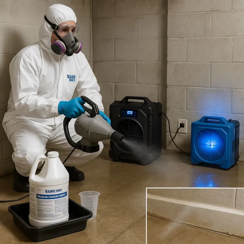 Sanitization and Odor Removal process in Belpre, OH