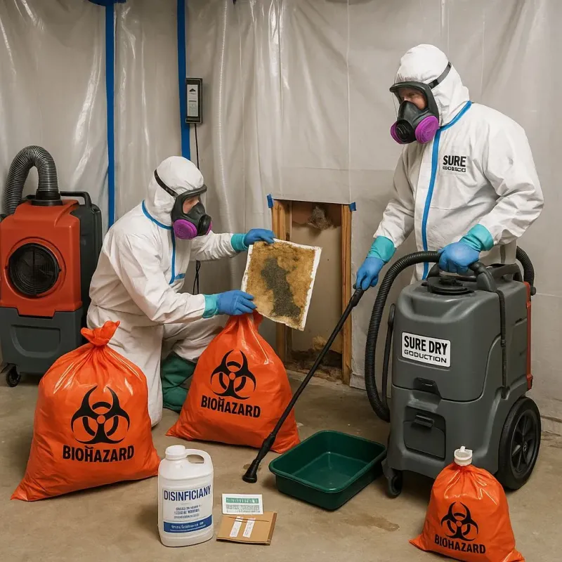 Contaminated Water Handling Protocols process in Belpre, OH